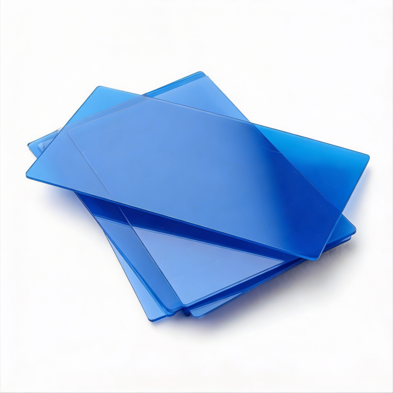 Formaglas Bleu Transparent Coulé